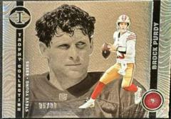 Steve Young / Brock Purdy #48 Football Cards 2023 Panini Illusions Trophy Collection Wild Card Prices