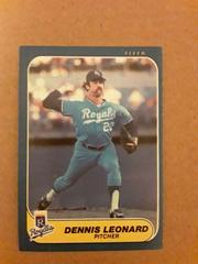 Dennis Leonard #U-67 Baseball Cards 1986 Fleer Update Prices