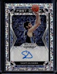 Santi Aldama #FBR-SAN Basketball Cards 2021 Panini Prizm Fast Break Rookie Autographs Prices