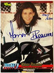 Manon Rheaume Hockey Cards 1995 Classic Autographs Prices
