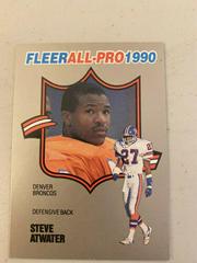 Steve Atwater #21 Football Cards 1990 Fleer All Pro Prices