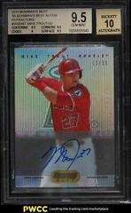Mike Trout Baseball Cards 2015 Bowman's Best of Autographs Prices