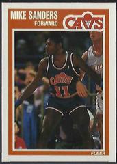 Mike Sanders Basketball Cards 1989 Fleer Prices
