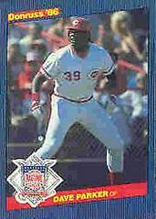 Dave Parker #24 Baseball Cards 1986 Donruss All Stars Prices