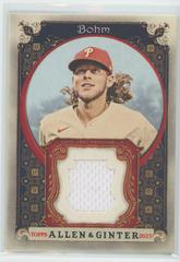 Alec Bohm #AGRB-AB Baseball Cards 2023 Topps Allen & Ginter Relics B Prices