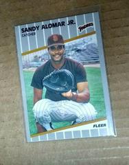 Sandy Alomar Jr. #300 Baseball Cards 1989 Fleer Prices