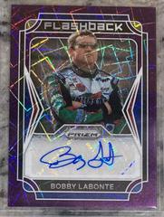 Bobby Labonte [Purple Velocity] #FA-BL Racing Cards 2022 Panini Prizm Nascar Flashback Autographs Prices