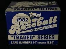 Complete Set Baseball Cards 1982 Topps Traded Prices