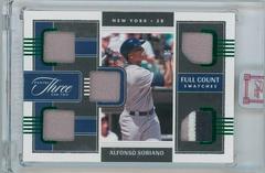 Alfonso Soriano [Emerald] #FCS-AS Baseball Cards 2022 Panini Three and Two Full Count Swatches Prices