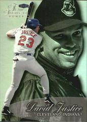 David Justice [Row 3] #111 Baseball Cards 1999 Flair Showcase Prices