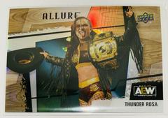 Thunder Rosa [Table] #114 Wrestling Cards 2022 Upper Deck Allure AEW Prices