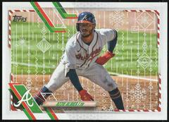 Ozzie Albies #HW34 Baseball Cards 2021 Topps Holiday Mega Box Prices