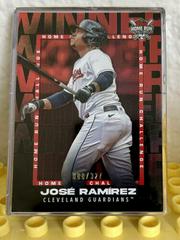 Jose Ramirez [July] Baseball Cards 2023 Topps Home Run Challenge Winner Prices