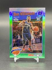 Zion Williamson [Green Prizm] Basketball Cards 2019 Panini Hoops Premium Stock Prices