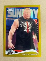 Brock Lesnar [Refractor] #8 Wrestling Cards 2014 Topps Chrome WWE Prices