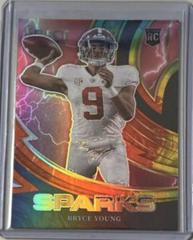 Bryce Young [Tie Dye] #SPR-BY Football Cards 2023 Panini Select Draft Picks Sparks Prices