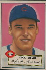 Dick Sisler Baseball Cards 1952 Topps Prices