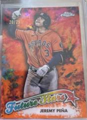 Jeremy Pena [Orange] Baseball Cards 2023 Topps Chrome Future Stars Prices