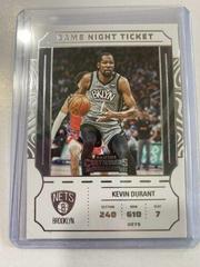 Kevin Durant #10 Basketball Cards 2022 Panini Contenders Game Night Ticket Prices