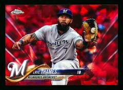 Eric Thames [Red] #615 Baseball Cards 2018 Topps Chrome Sapphire Prices