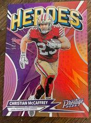 Christian McCaffrey [Pink] #H-9 Football Cards 2023 Panini Prestige Heroes Prices