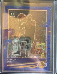 LeBron James [Blue Velocity] Basketball Cards 2020 Panini Donruss Optic Prices