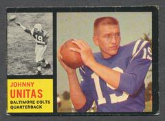Johnny Unitas #1 Football Cards 1962 Topps Prices