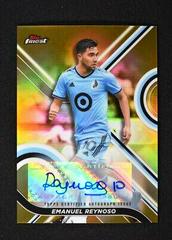 Emanuel Reynoso [Autograph Gold] Soccer Cards 2022 Finest MLS Prices