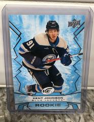 Kent Johnson [Ice Blue] #141 Hockey Cards 2022 Upper Deck Ice Hockey Prices