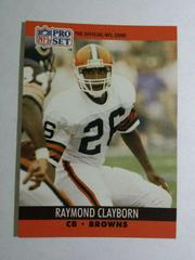 Raymond Clayborn Football Cards 1990 Pro Set Prices