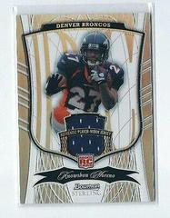 Knowshon Moreno [Jersey Gold Refractor] Football Cards 2009 Bowman Sterling Prices