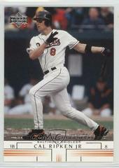 Cal Ripken Jr. #494 Baseball Cards 2002 Upper Deck Prices