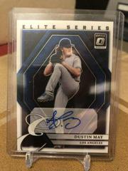 Dustin May Baseball Cards 2022 Panini Donruss Optic Elite Series Signatures Prices