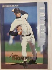 Justin Thompson Baseball Cards 1997 Panini Donruss Rated Rookies Prices
