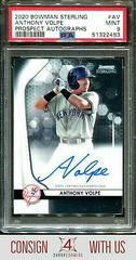 Anthony Volpe #AV Baseball Cards 2020 Bowman Sterling Prospect Autographs Prices