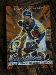 Salvador Perez [Orange Cracked Ice] #CC-20 Baseball Cards 2023 Topps World Captains of the Classic Prices