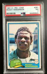 Rickey Henderson Baseball Cards 1981 O Pee Chee Prices