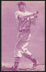 Bobby Doerr [Red Tint] Baseball Cards 1953 Canadian Exhibits Prices