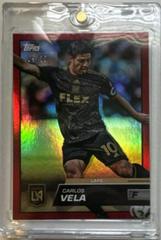 Carlos Vela [Red] #69 Soccer Cards 2023 Topps MLS Prices