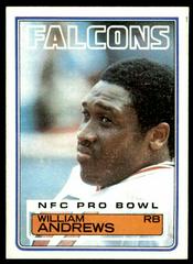 William Andrews Football Cards 1983 Topps Prices