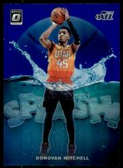 Donovan Mitchell [Blue] #9 Basketball Cards 2019 Panini Donruss Optic Splash Prices
