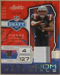 Pierre Strong Jr. [Gold] #41 Football Cards 2022 Panini Absolute War Room Materials Prices