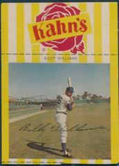 Billy Williams [Bat Behind Head] Baseball Cards 1969 Kahn's Wieners Prices