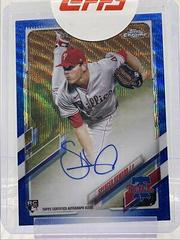 Spencer Howard [Blue Wave Refractor] #RA-SH Baseball Cards 2021 Topps Chrome Rookie Autographs Prices