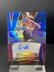 Vidal Brujan [Tri Color] #SS-VB Baseball Cards 2022 Panini Select Sparks Signatures Prices