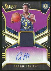 Aaron Holiday [Purple] #AHD Basketball Cards 2018 Panini Select Rookie Jersey Autographs Prices