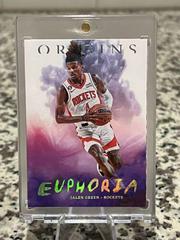 Jalen Green #19 Basketball Cards 2022 Panini Origins Euphoria Prices