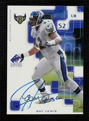 Ray Lewis [Autograph] Football Cards 1999 SP Signature Prices