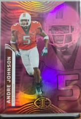Andre Johnson [Pink] #1 Football Cards 2023 Panini Chronicles Draft Picks Illusions Prices