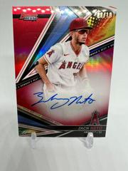 Zach Neto [Red] #B22-ZN Baseball Cards 2022 Bowman's Best of Autographs Prices